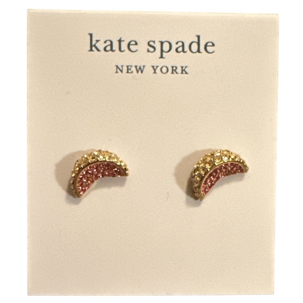 Kate Spade Fruit Salad Pave Grapefruit Studs Earrings - Picture 4 of 5